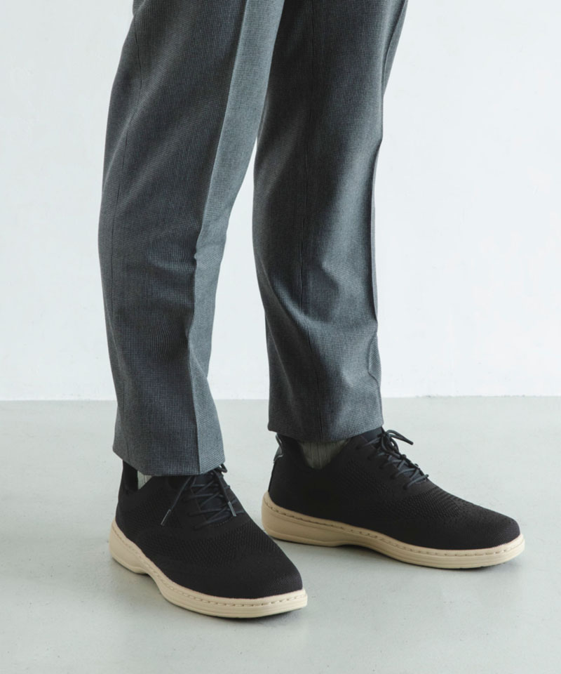 【オーソフィート】レックス ミディアム/ブラック テキスタイル/シューズ メンズ/Orthofeet