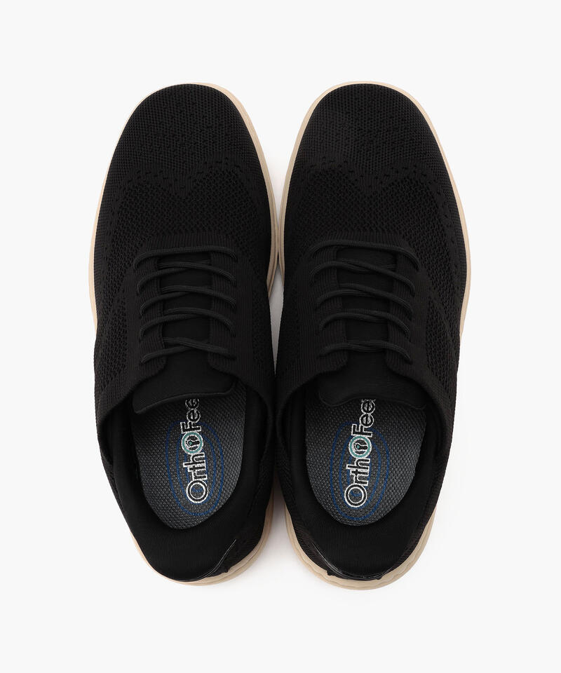 【オーソフィート】レックス ワイド/ブラック テキスタイル/シューズ メンズ/Orthofeet詳細画像6