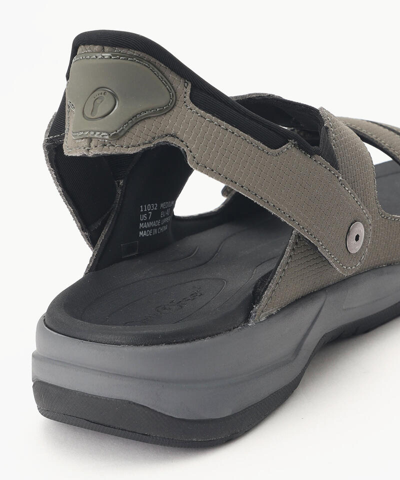 【オーソフィート】ネプチューン ミディアム/オリーブ マイクロファイバー/サンダル メンズ[伝票入]詳細画像5