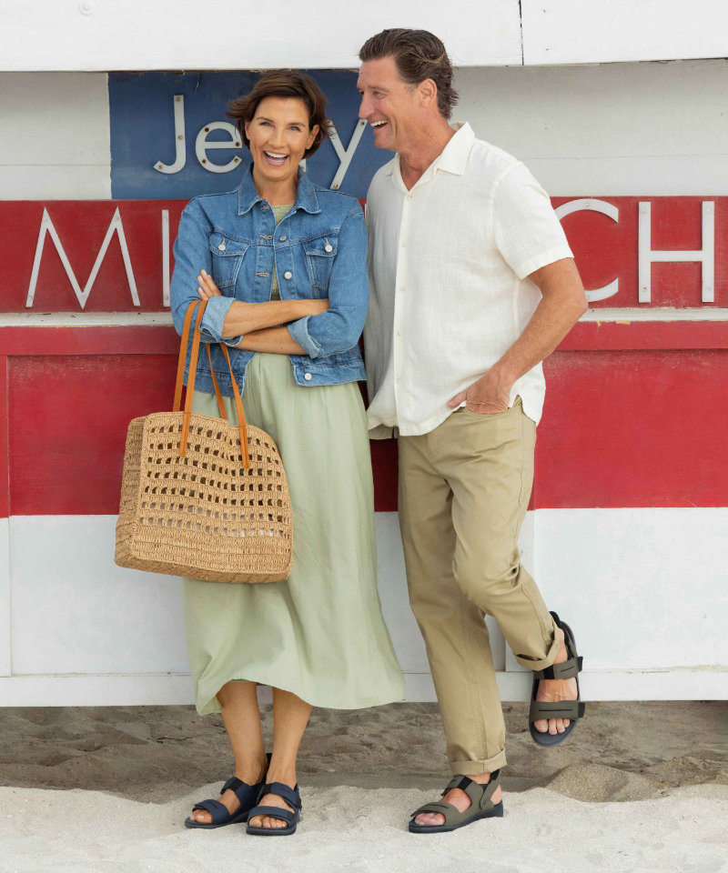 【オーソフィート】ネプチューン ミディアム/オリーブ マイクロファイバー/サンダル メンズ[伝票入]詳細画像9