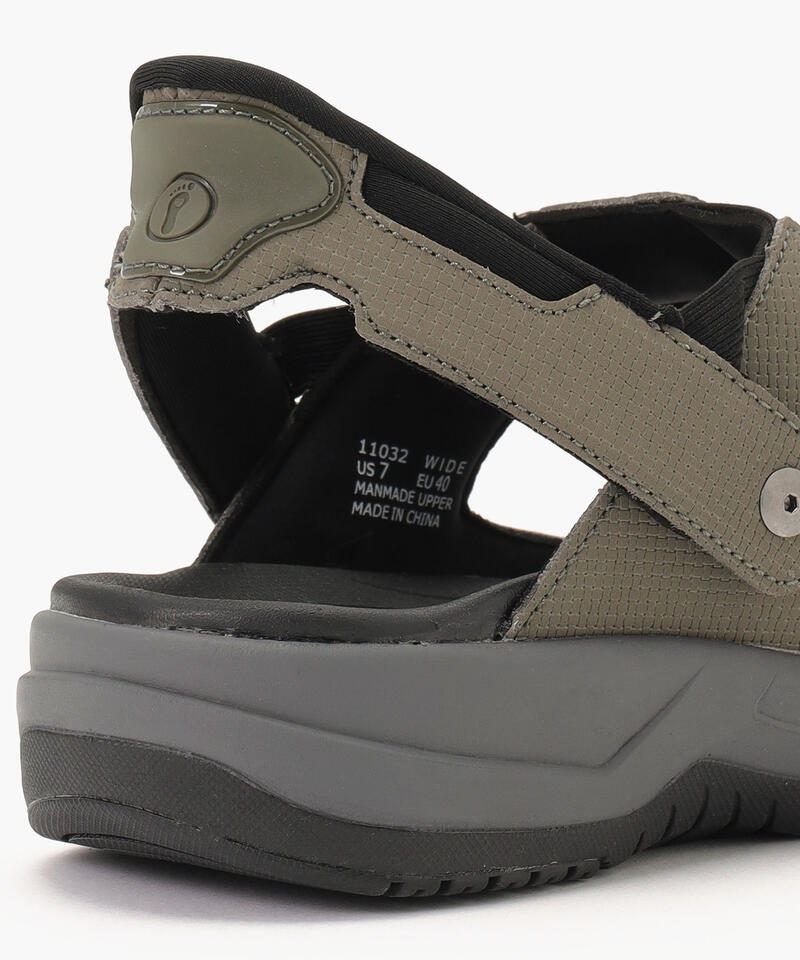 【オーソフィート】ネプチューン ワイド/オリーブ マイクロファイバー/サンダル メンズ詳細画像5