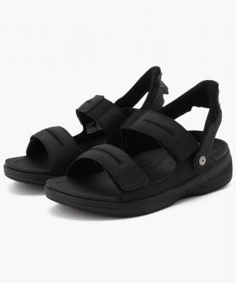 【オーソフィート】ネプチューン ミディアム/ブラック マイクロファイバー/サンダル メンズOF11033202