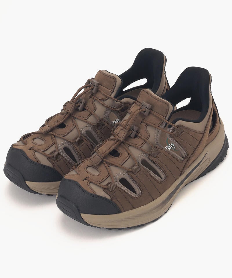 【オーソフィート】サターン ワイド/ブラウン ナチュラルレザー テキスタイル/シューズ メンズ