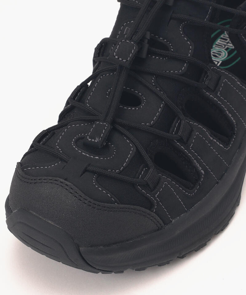 【オーソフィート】サターン ミディアム/ブラック ナチュラルレザー テキスタイル/シューズ メンズ詳細画像4