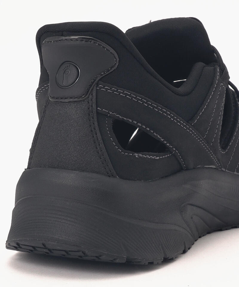 【オーソフィート】サターン ミディアム/ブラック ナチュラルレザー テキスタイル/シューズ メンズ詳細画像5