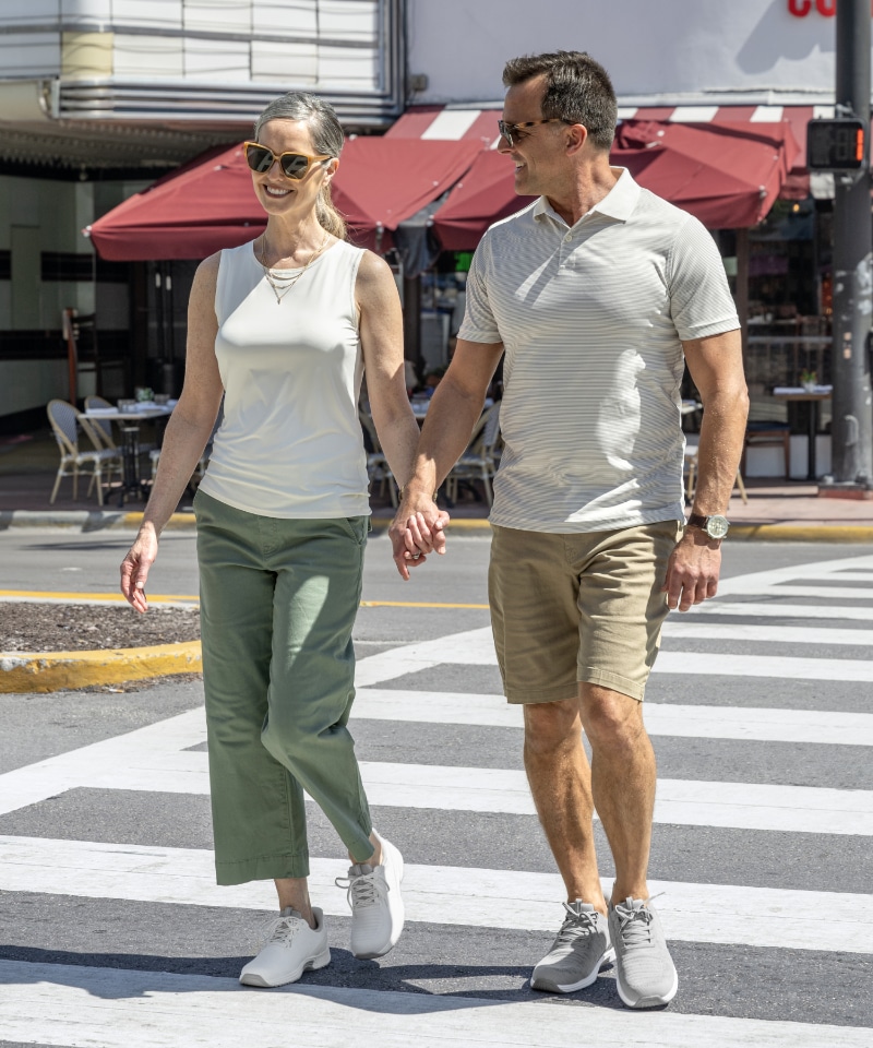 【オーソフィート】ヤリ ミディアム/グレー テキスタイル/シューズ メンズ/Orthofeet YARI詳細画像10