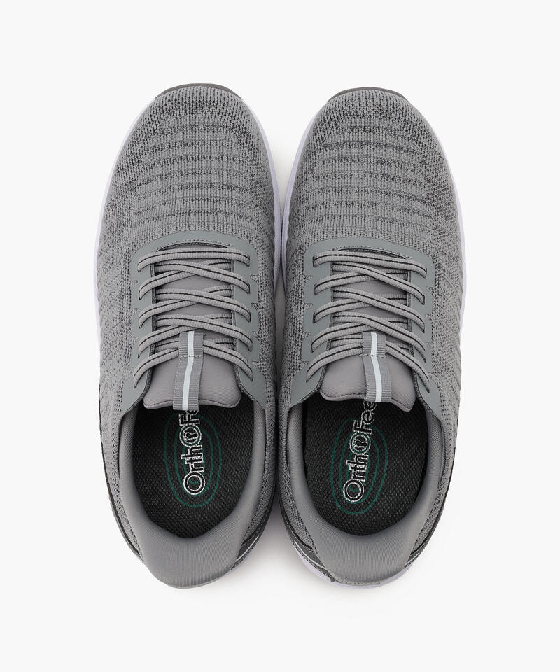【オーソフィート】ヤリ ワイド/グレー テキスタイル/シューズ メンズ/Orthofeet詳細画像6