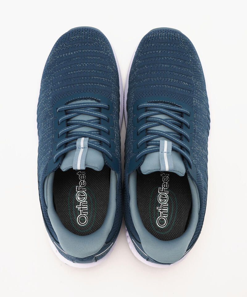 【オーソフィート】ヤリ ミディアム/ブルー テキスタイル/シューズ メンズ/Orthofeet詳細画像6