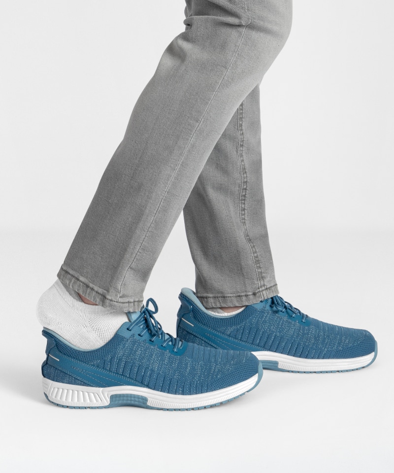 【オーソフィート】ヤリ ミディアム/ブルー テキスタイル/シューズ メンズ/Orthofeet詳細画像10