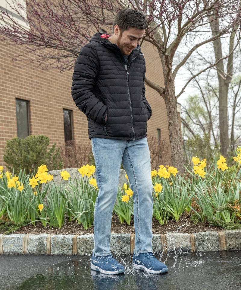 【オーソフィート】ヤリ ミディアム/ブルー テキスタイル/シューズ メンズ/Orthofeet詳細画像12