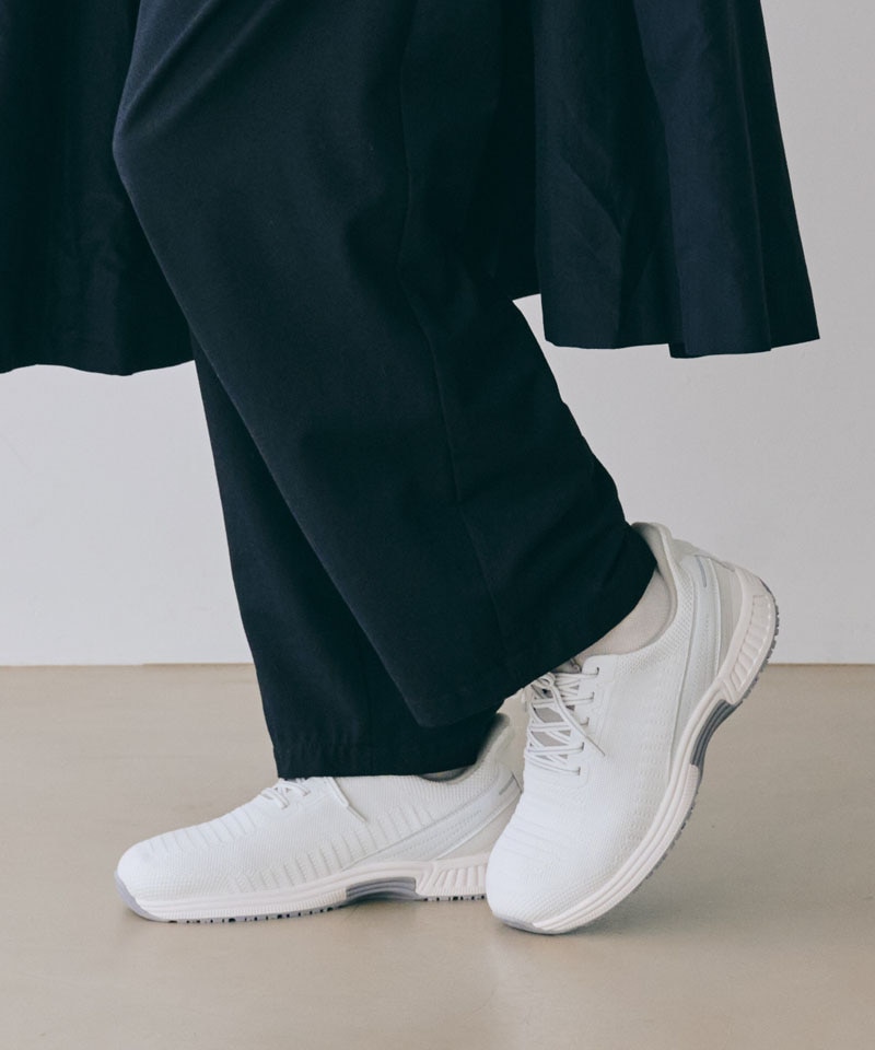 【オーソフィート】ヤリ ミディアム/ホワイト テキスタイル/シューズ メンズ/Orthofeet YARI