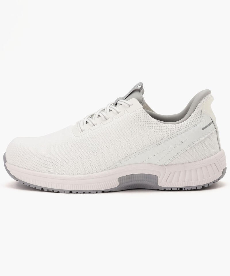 【オーソフィート】ヤリ ワイド/ホワイト テキスタイル/シューズ メンズ/Orthofeet詳細画像1