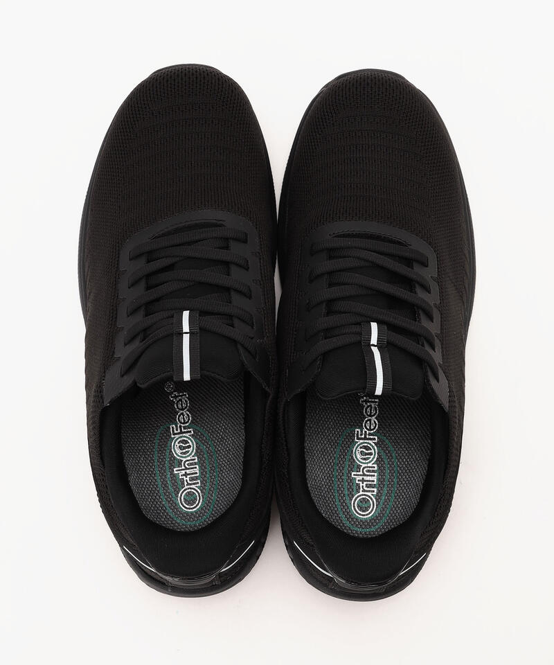 【オーソフィート】ヤリ ミディアム/ブラック テキスタイル/シューズ メンズ/Orthofeet詳細画像6