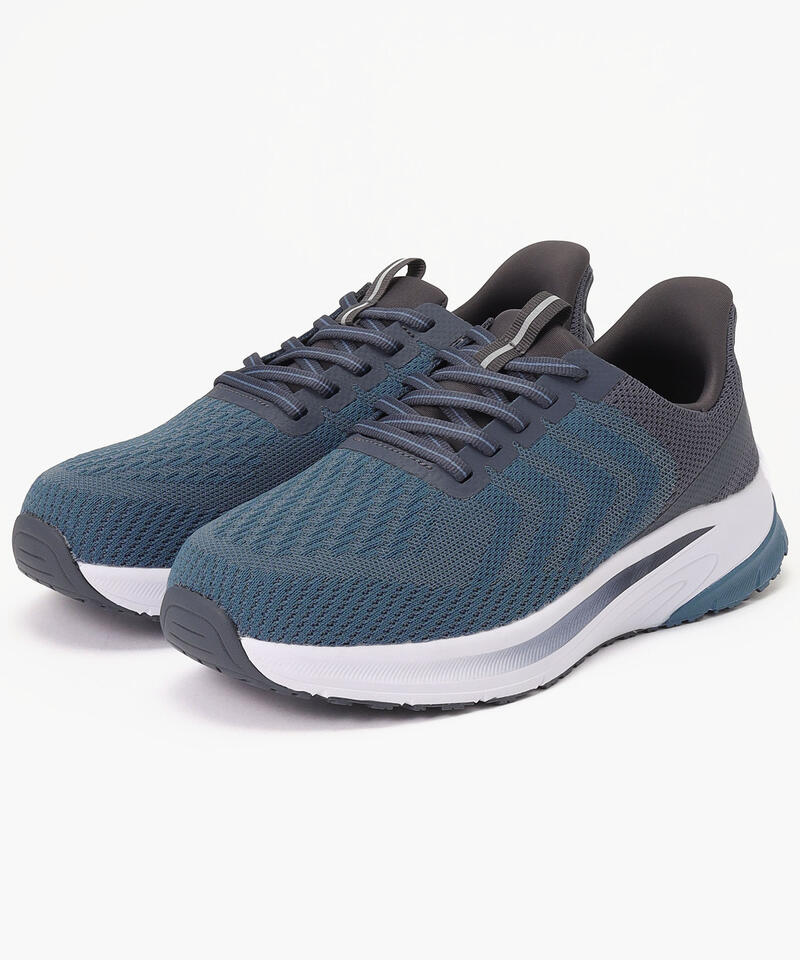 【オーソフィート】ティロス ワイド/ブルー テキスタイル/シューズ メンズ/Orthofeet