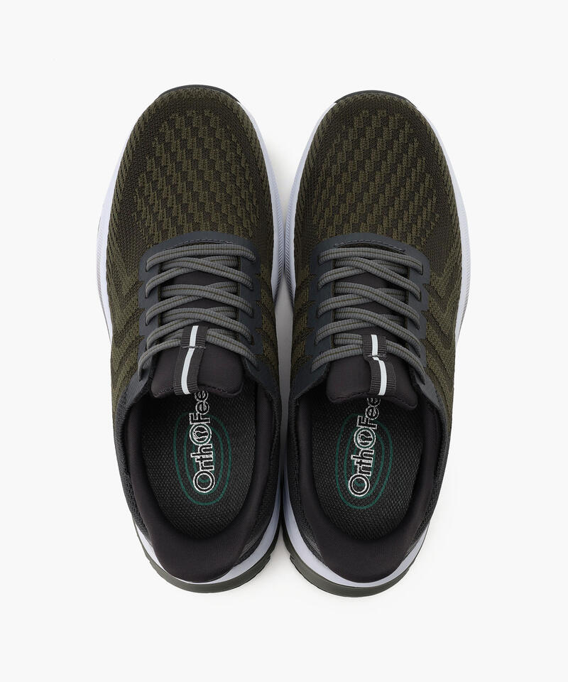 【オーソフィート】ティロス ミディアム/オリーブ テキスタイル/シューズ メンズ/Orthofeet[伝票入]詳細画像6