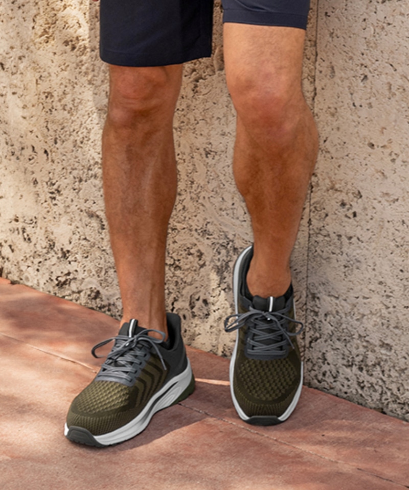 【オーソフィート】ティロス ミディアム/オリーブ テキスタイル/シューズ メンズ/Orthofeet[伝票入]詳細画像13