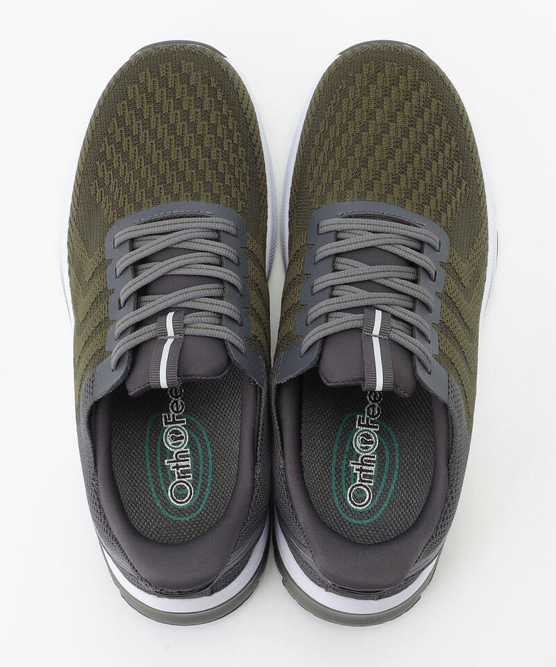 【オーソフィート】ティロス ワイド/オリーブ テキスタイル/シューズ メンズ/Orthofeet詳細画像6