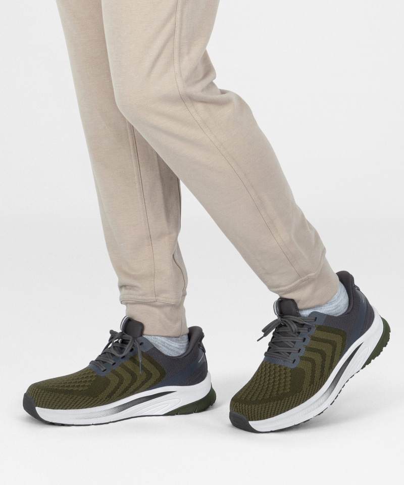 【オーソフィート】ティロス ワイド/オリーブ テキスタイル/シューズ メンズ/Orthofeet詳細画像13