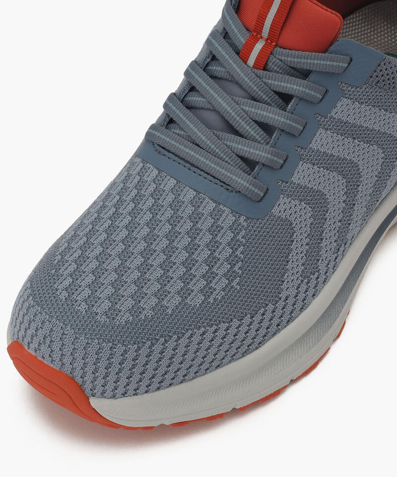 【オーソフィート】ティロス ミディアム/スレートブルー オレンジ テキスタイル/シューズ メンズ詳細画像4