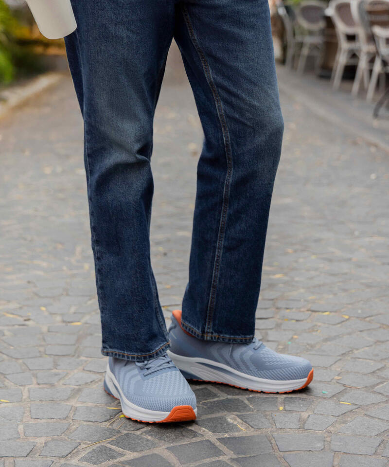 【オーソフィート】ティロス ワイド/スレートブルー オレンジ テキスタイル/シューズ メンズ[伝票入]詳細画像12