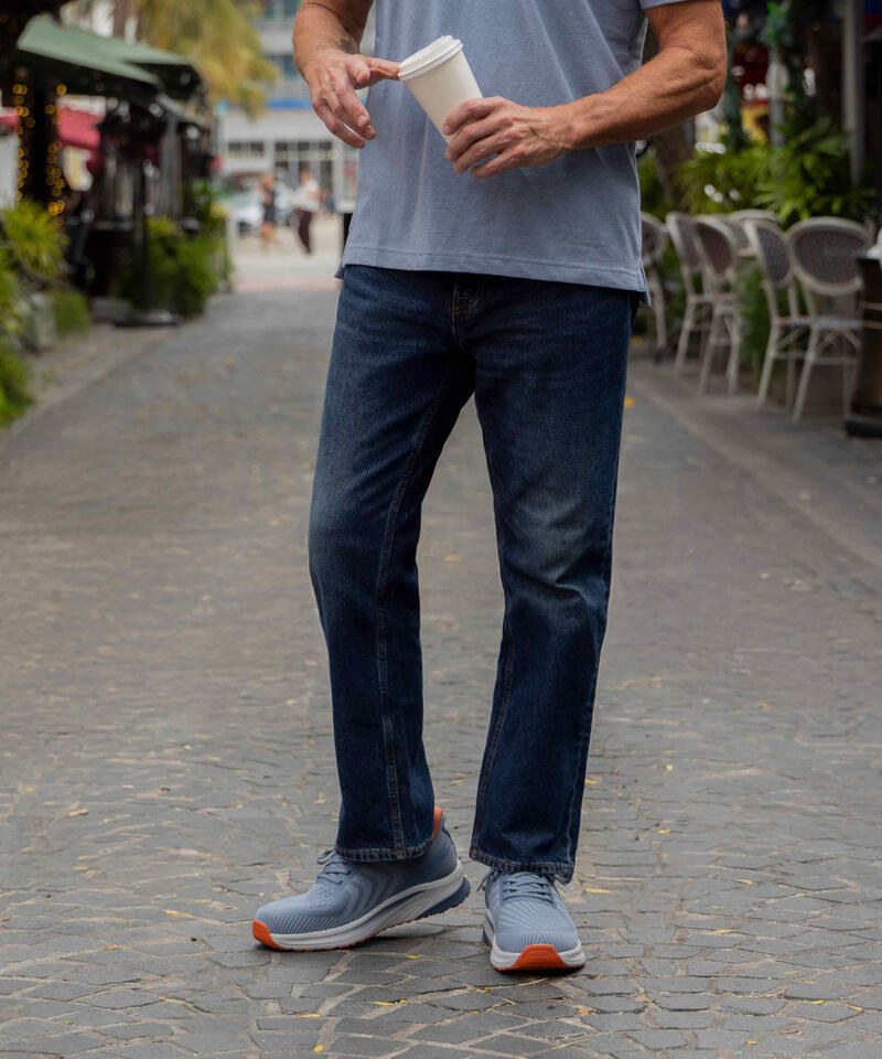 【オーソフィート】ティロス ワイド/スレートブルー オレンジ テキスタイル/シューズ メンズ[伝票入]詳細画像13