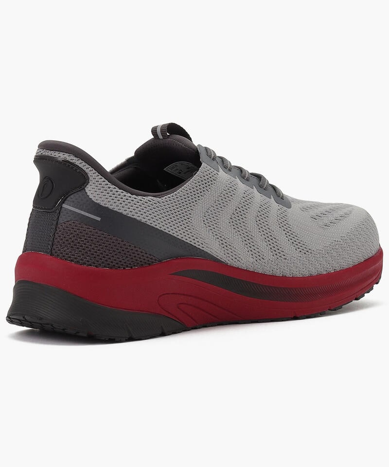 【オーソフィート】ティロス ワイド/グレー レッド テキスタイル/シューズ メンズ詳細画像3