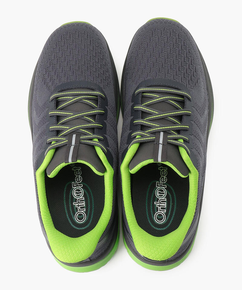 【オーソフィート】ティロス ミディアム/ダークグレー ライム テキスタイル/シューズ メンズ詳細画像6