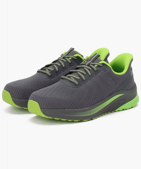 【オーソフィート】ティロス ミディアム/ダークグレー ライム テキスタイル/シューズ メンズ