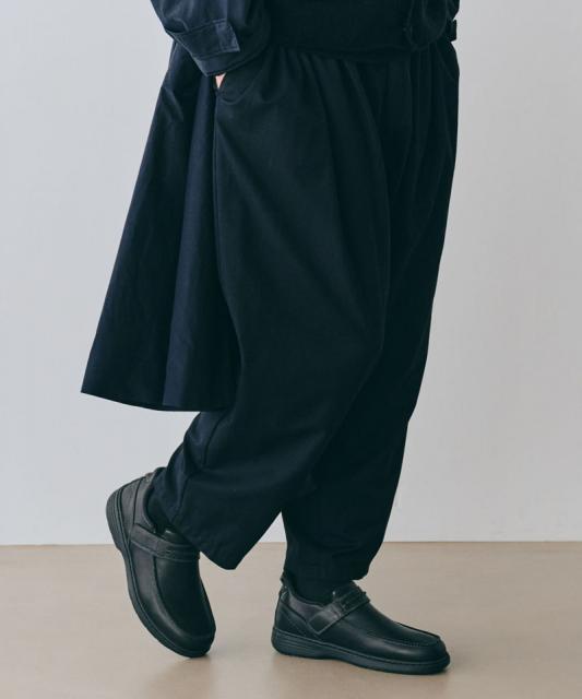 【オーソフィート】エグゼヴィア ワイド/ブラック ナチュラルレザー/シューズ メンズ