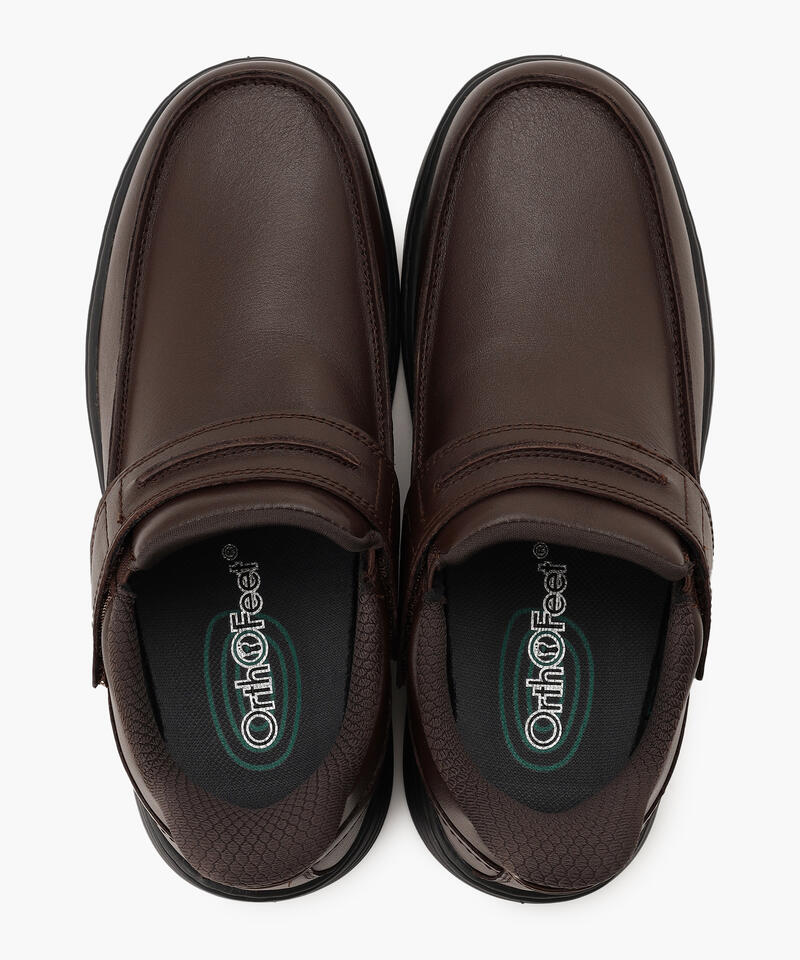 【オーソフィート】エグゼヴィア ワイド/ブラウン ナチュラルレザー/シューズ メンズ詳細画像6