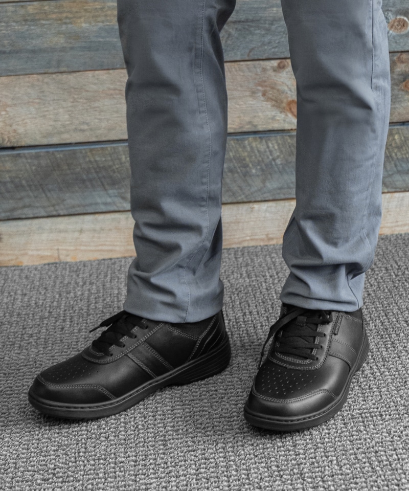 【オーソフィート】ピエール ミディアム/ブラック ナチュラルレザー/シューズ メンズ/Orthofeet詳細画像9