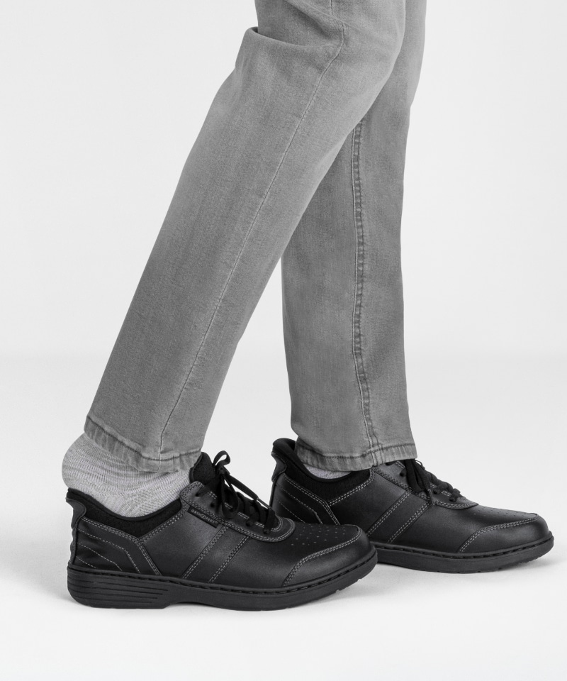 【オーソフィート】ピエール ミディアム/ブラック ナチュラルレザー/シューズ メンズ/Orthofeet詳細画像10