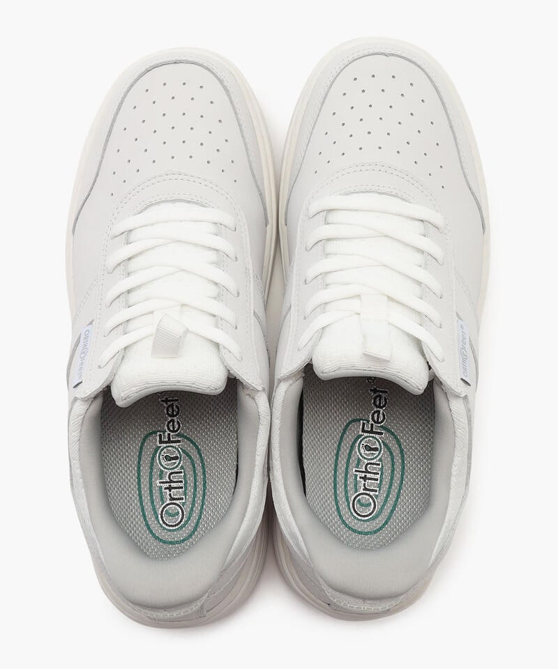 【オーソフィート】ピエール ミディアム/ホワイト ナチュラルレザー/シューズ メンズ/Orthofeet詳細画像6