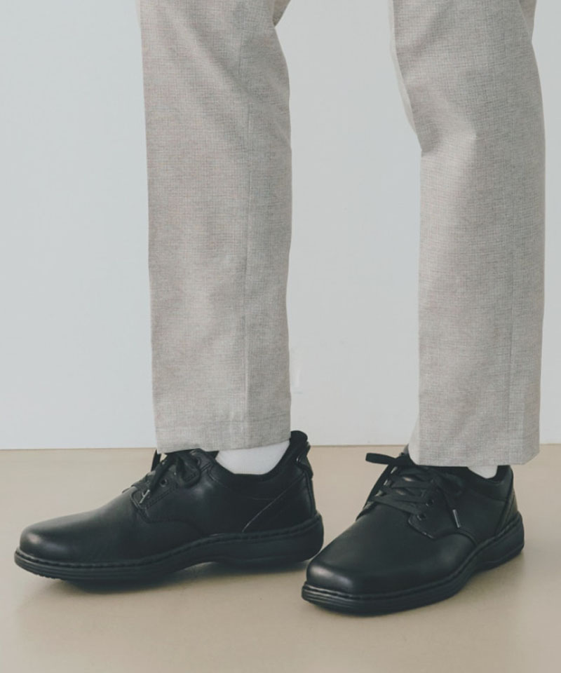 【オーソフィート】クロード ミディアム/ブラック ナチュラルレザー/シューズ メンズ