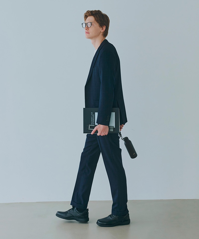 【オーソフィート】クロード ワイド/ブラック ナチュラルレザー/シューズ メンズ詳細画像9