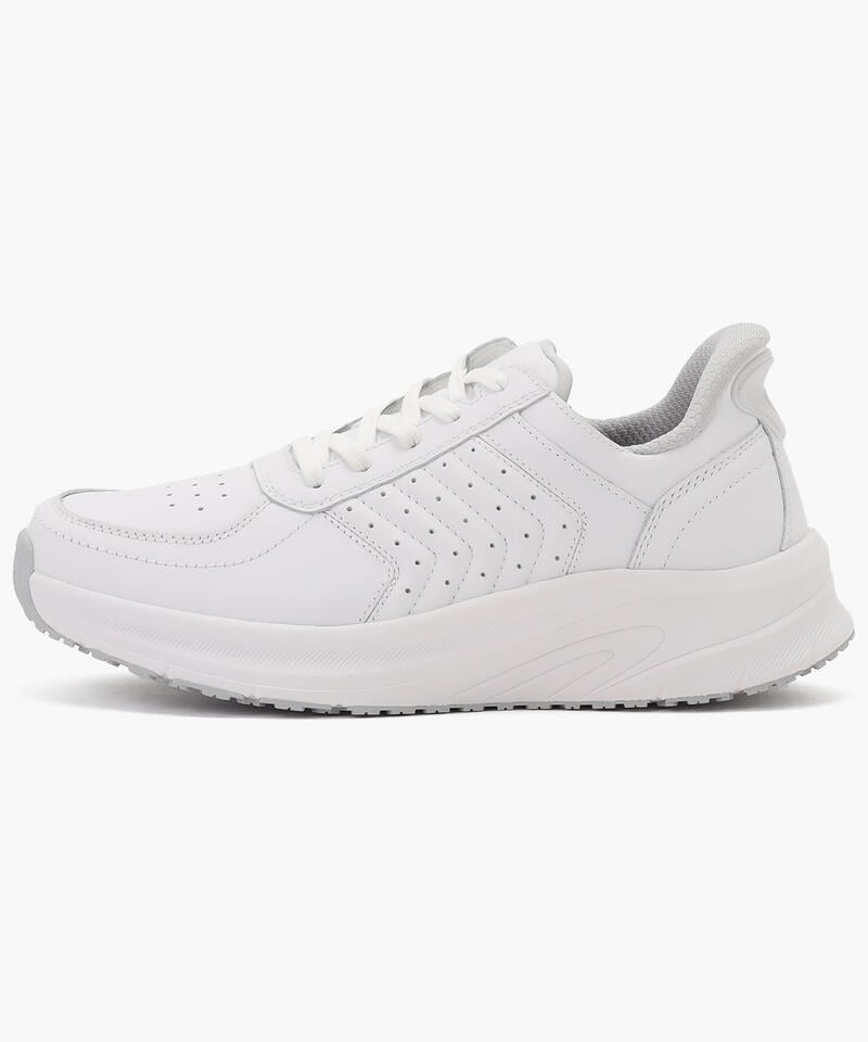 【オーソフィート】ナビゲート ミディアム/ホワイト ナチュラルレザー/シューズ メンズ詳細画像1