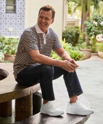 【オーソフィート】ナビゲート ワイド/ホワイト ナチュラルレザー/シューズ メンズOF25001203