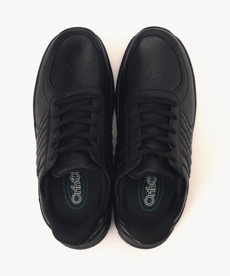 【オーソフィート】ナビゲート ワイド/ブラック ナチュラルレザー/シューズ メンズ詳細画像6