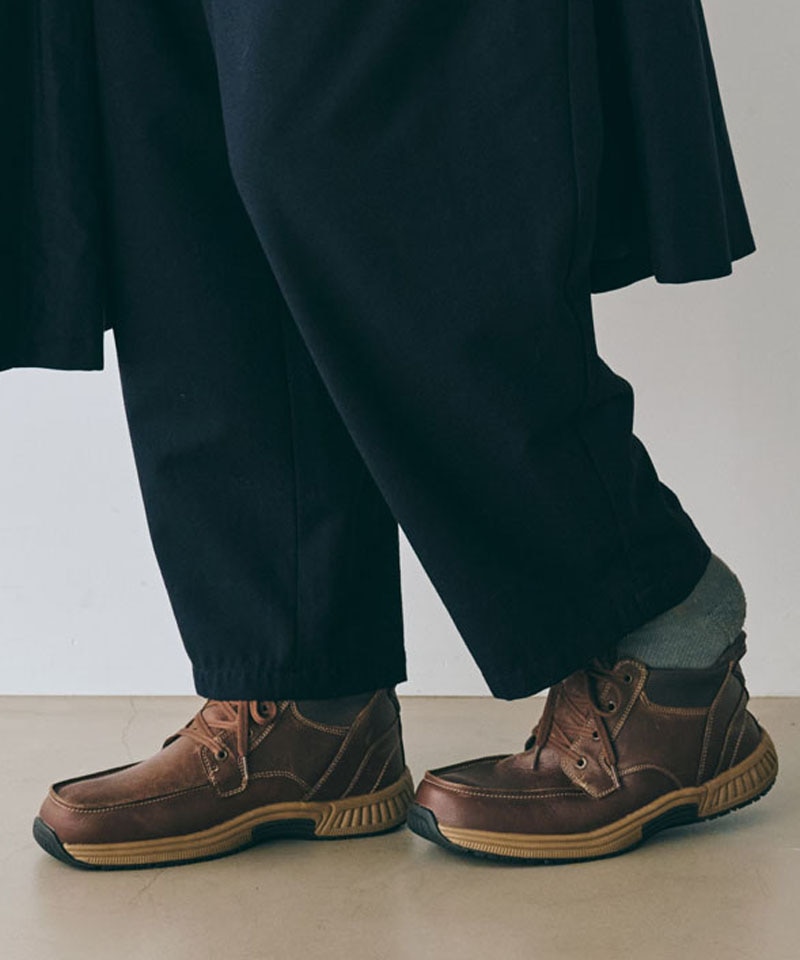 【オーソフィート】ヴェルノ ワイド/ブラウン ナチュラルレザー/ブーツ メンズ/Orthofeet