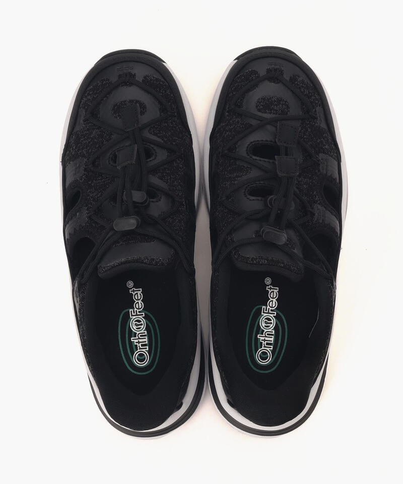 【オーソフィート】ヴィーナス ミディアム/ブラック テキスタイル/シューズ レディース詳細画像6