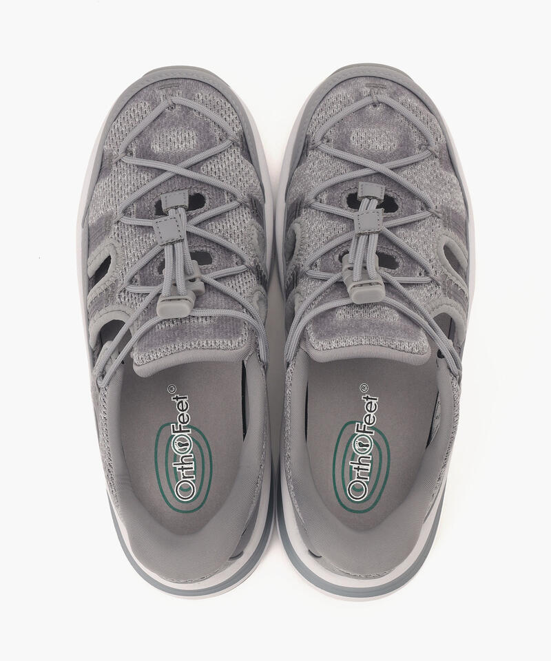 【オーソフィート】ヴィーナス ワイド/グレー テキスタイル/シューズ レディース[伝票入]詳細画像6