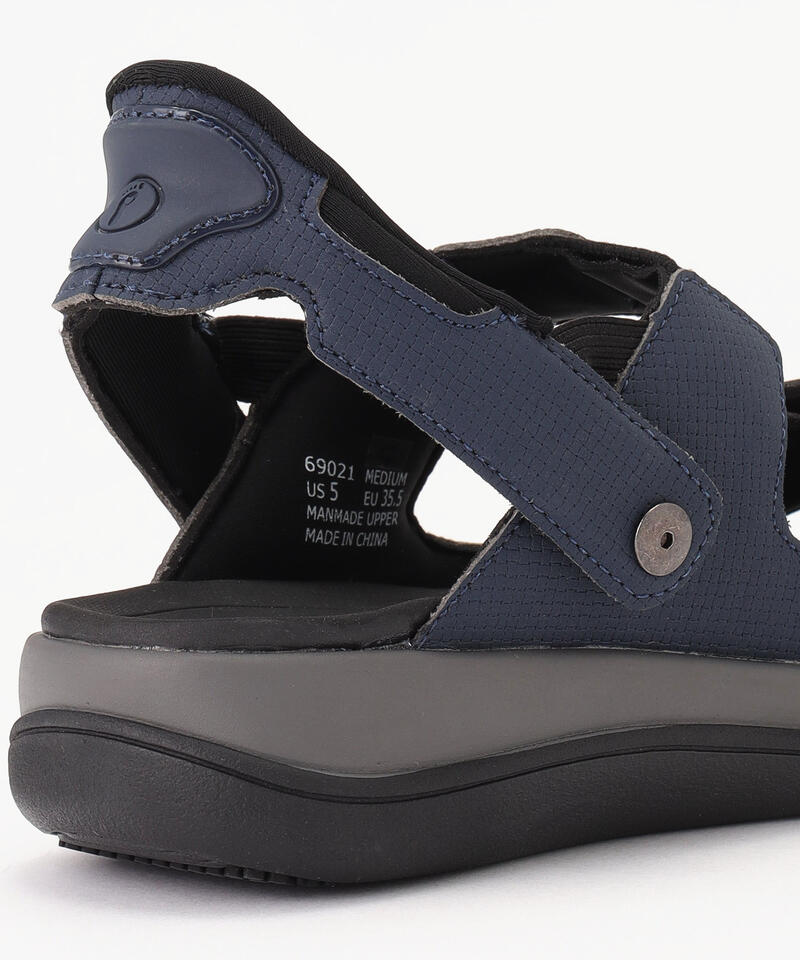 【オーソフィート】カリプソ ミディアム/ブルー マイクロファイバー/サンダル レディース[伝票入]詳細画像5