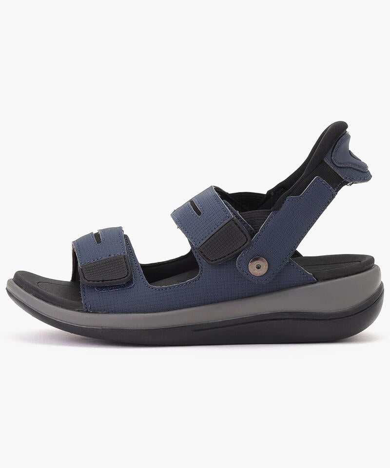 【オーソフィート】カリプソ ワイド/ブルー マイクロファイバー/サンダル レディース[伝票入]詳細画像1