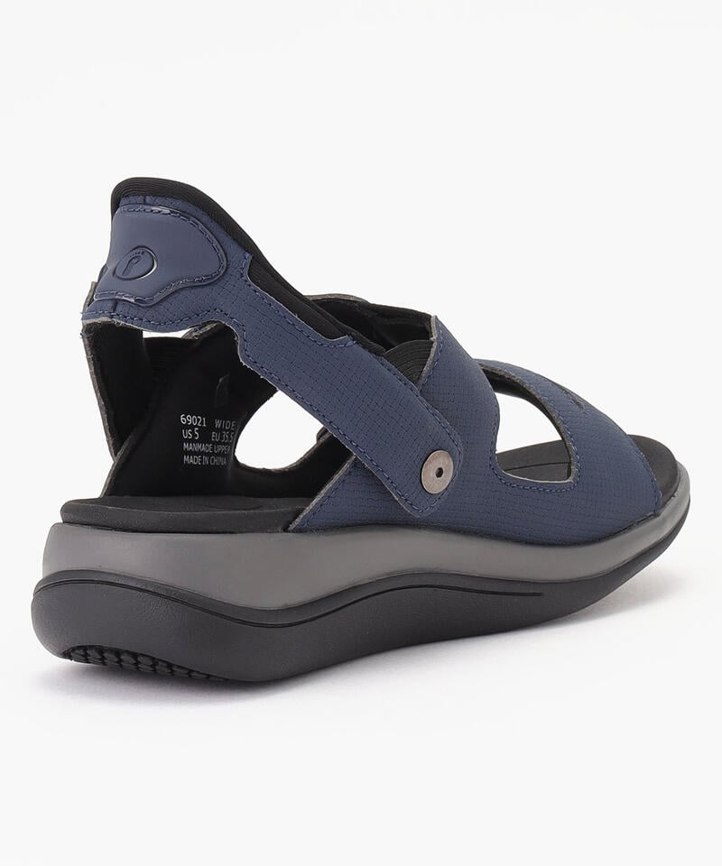 【オーソフィート】カリプソ ワイド/ブルー マイクロファイバー/サンダル レディース[伝票入]詳細画像3