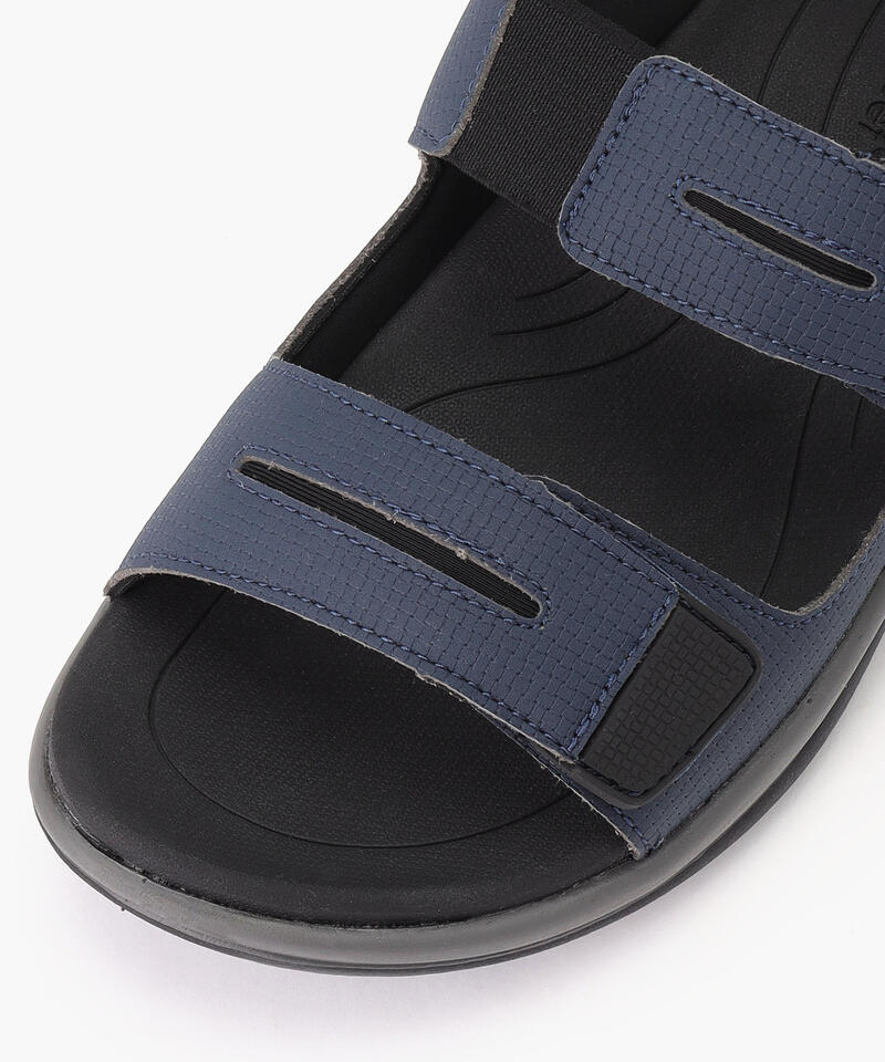 【オーソフィート】カリプソ ワイド/ブルー マイクロファイバー/サンダル レディース[伝票入]詳細画像4