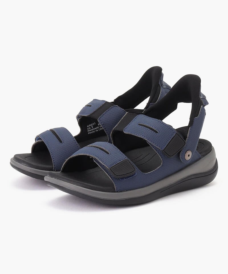 【オーソフィート】カリプソ ワイド/ブルー マイクロファイバー/サンダル レディース[伝票入]詳細画像7