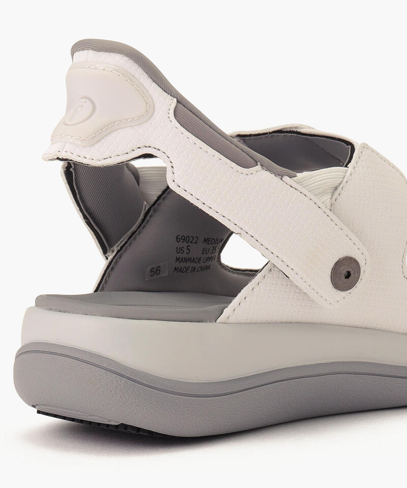 【オーソフィート】カリプソ ミディアム/ホワイト マイクロファイバー/サンダル レディース詳細画像5