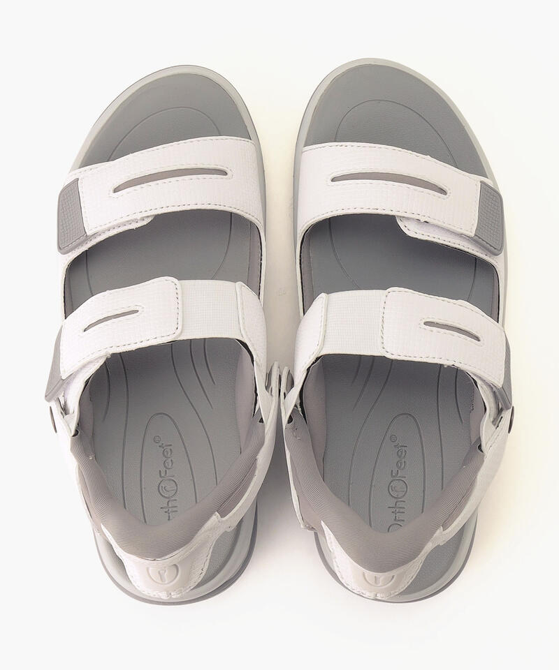 【オーソフィート】カリプソ ミディアム/ホワイト マイクロファイバー/サンダル レディース詳細画像6