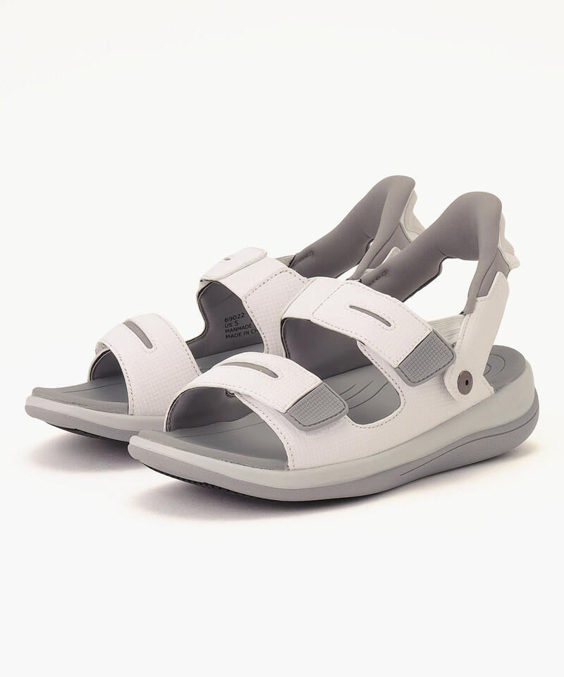 【オーソフィート】カリプソ ミディアム/ホワイト マイクロファイバー/サンダル レディース