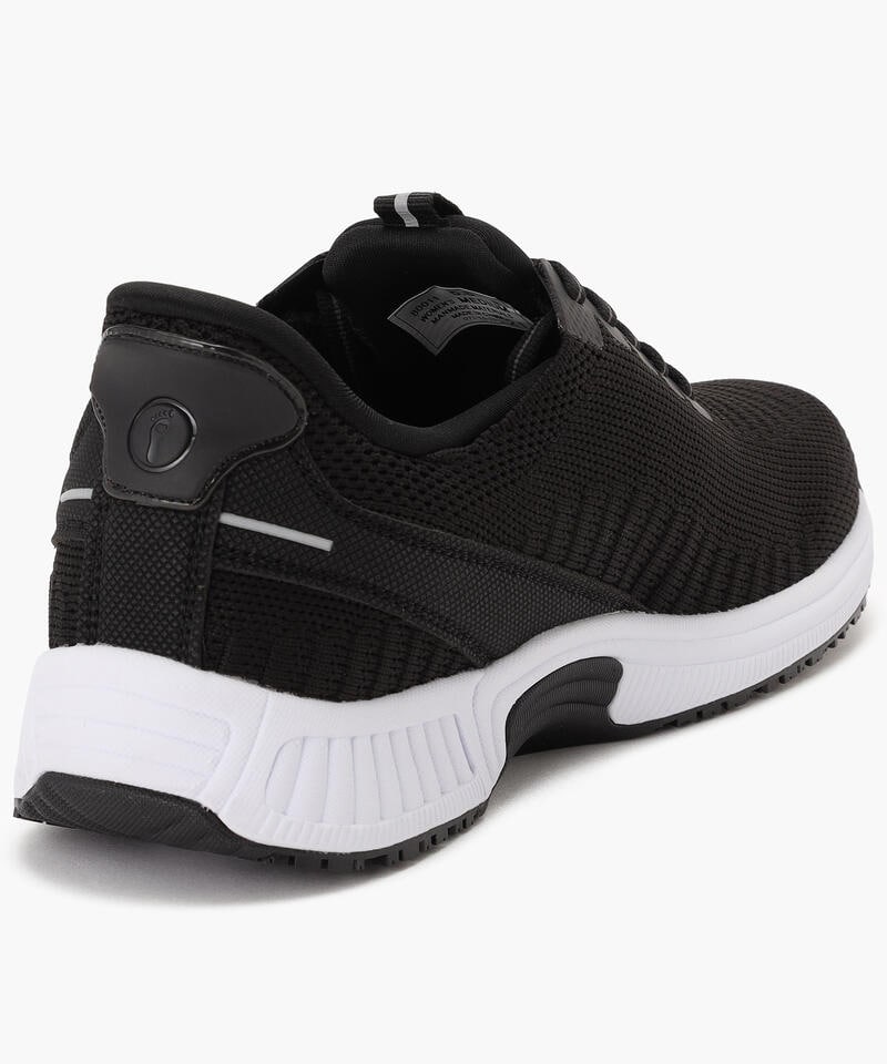 【オーソフィート】キタ ミディアム/ブラック ホワイト テキスタイル/シューズ レディース詳細画像3